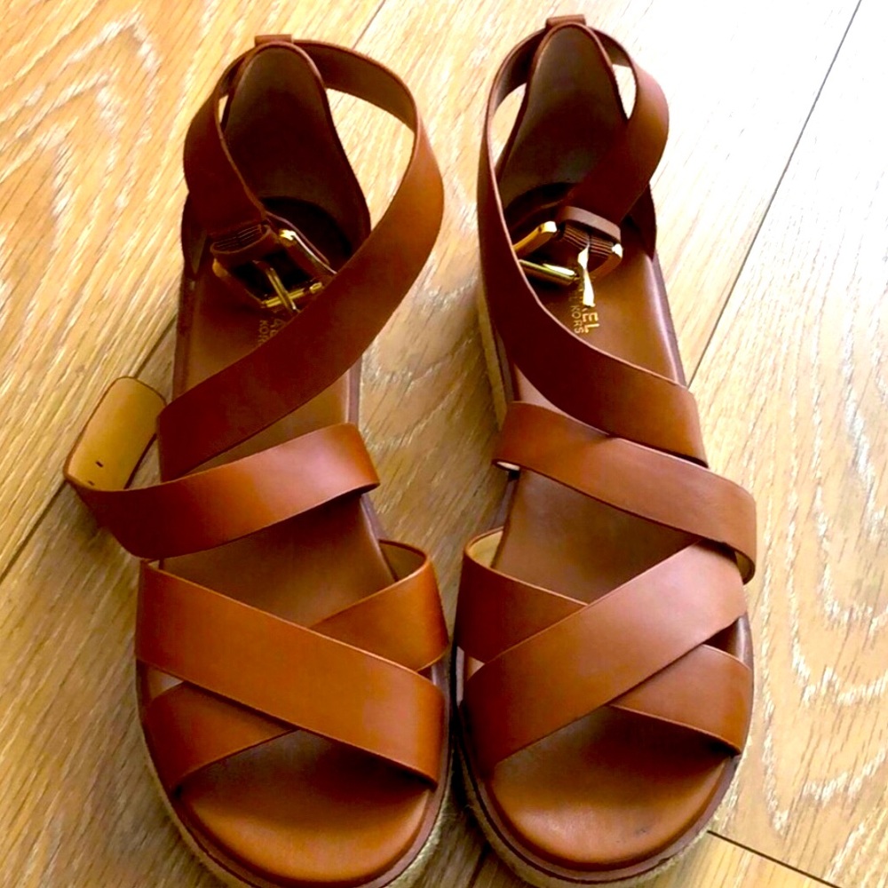 Summer☀️Michael Kors strappy Espadrille sandals